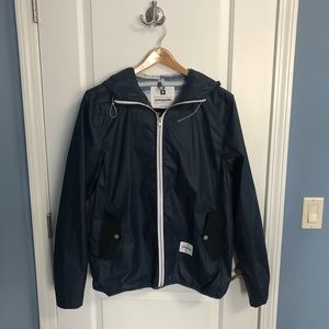 Large Blue Rain Coat